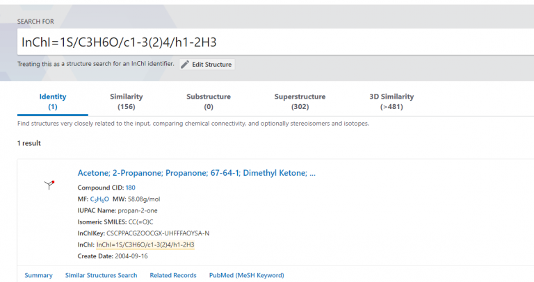 screenshot of software