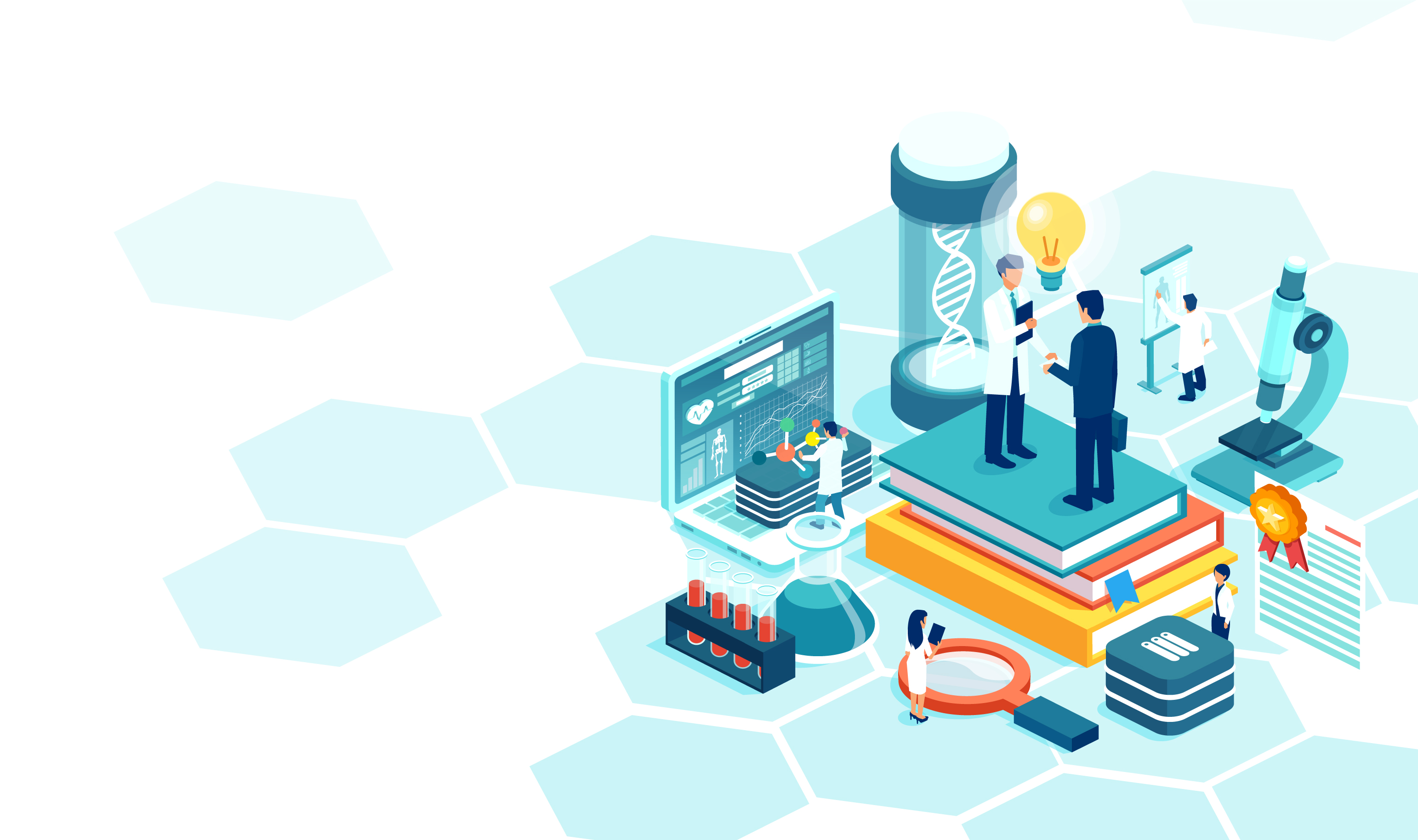 graphic of a lab