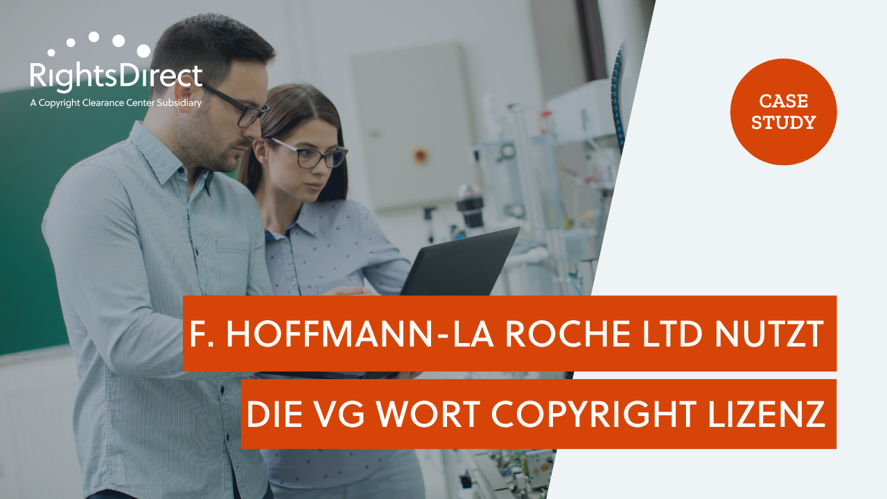 F. Hoffmann-La Roche LTD nutzt die VG WORT Copyright Lizenz - RightsDirect