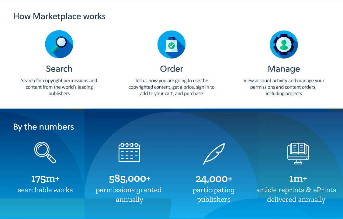 image of CCC Marketplace home page